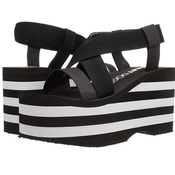Rocket Dog Shoes - Rocket dog Bayer striped Eva Wedge platform Sandal